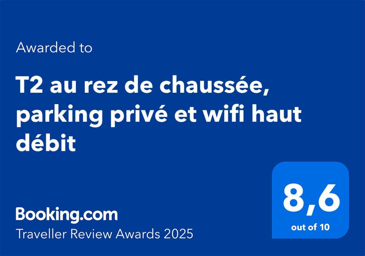T2 Au Rez De Chaussee, Parking Prive Et Wifi Haut Debit Le Tampon Esterno foto